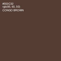 #553C32 - Congo Brown Color Image